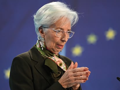 Christine Lagarde, presidenta del BCE.