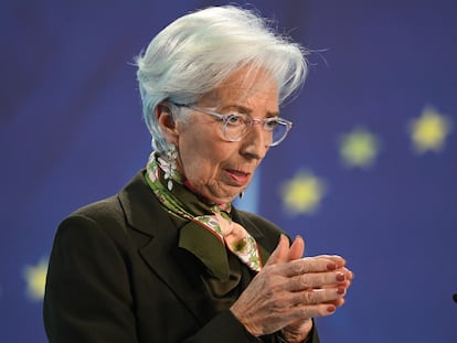 La presidenta del Banco Central Europeo, Chistine Lagarde, el pasado febrero.