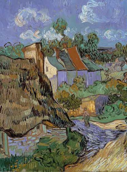 &#39;Casas en Auvers&#39; (1890), de Vincent van Gogh.