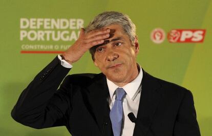 José Sócrates, a un acte a Lisboa el 2011.