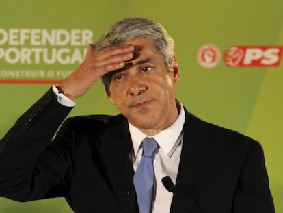 José Sócrates, a un acte a Lisboa el 2011.