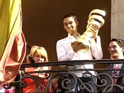 Esperanza Aguirre recibe a Contador