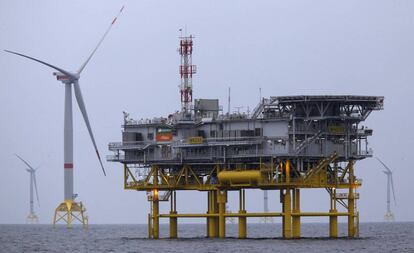 Parque eólico marino Wikinger, de Iberdrola, en Alemania.