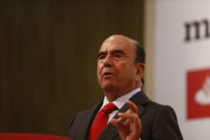El presidente de Banco Santander y de Universia, Emilio Botín.