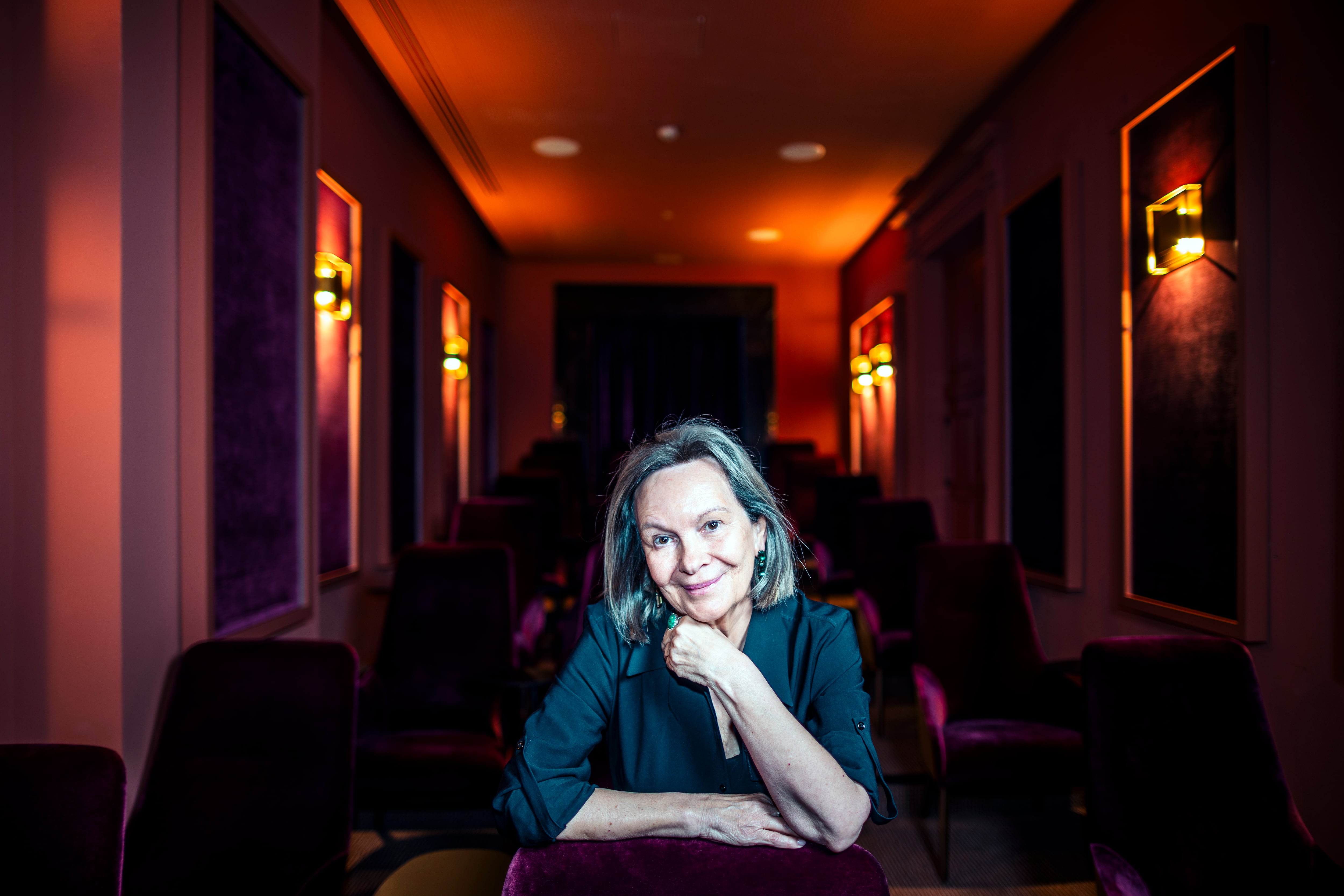 La escritora y académica Clara Sánchez, en Madrid.