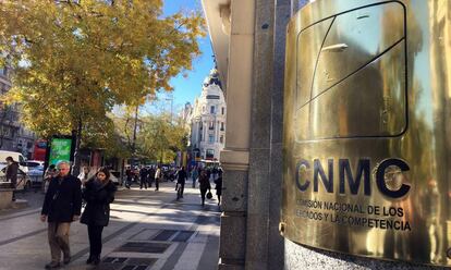 Sede de la CNMC, en Madrid.