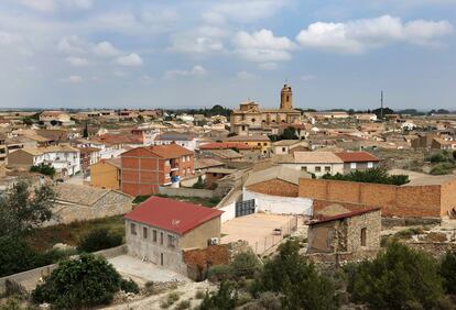 Vista del pueblo de Robres, en Huesca.  