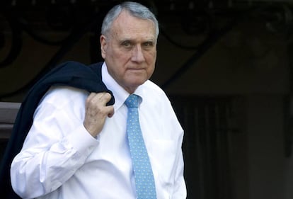 Jon Kyl, cuando era jefe del grupo de los republicanos en el Senado, en 2011.