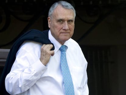 Jon Kyl, cuando era jefe del grupo de los republicanos en el Senado, en 2011. 