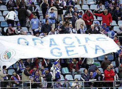 El estadio Alfonso Pérez de Getafe, el día en que el equipo se la jugaba con el Bayern de Múnich.