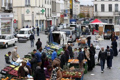 Molenbeek, un barrio de Bruselas con fuerte presencia musulmana. 