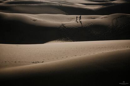 Sesión de fotos nupciales en Maspalomas (Gran Canaria).