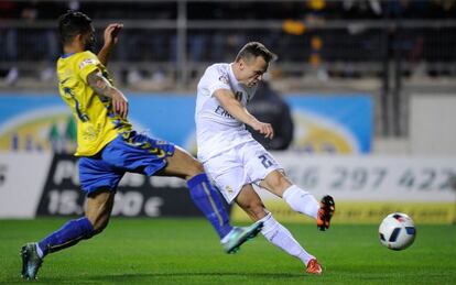 Cheryshev, en el partido contra el Cádiz.