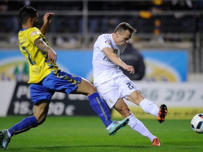 Cheryshev, en el partido contra el Cádiz.