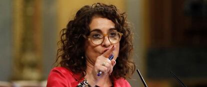 La ministra de Hacienda, María Jesús Montero.