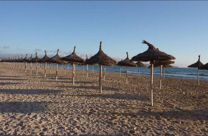 Playa de Can Pastilla.