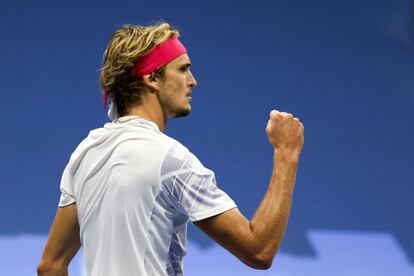 Alexander Zverev, en las semifinales contra Pablo Carreño este viernes en el US Open.