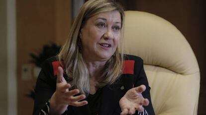 Pilar del Olmo, consejera de Hacienda de Castilla y León