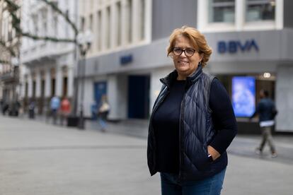 Laura León del Pino, empleada del BBVA en Las Palmas de Gran Canaria y representante sindical de CC OO. 