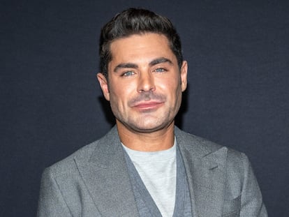 Zac Efron photographed at the screening of 'The Iron Claw' in Los Angeles, California, on December 11, 2023.