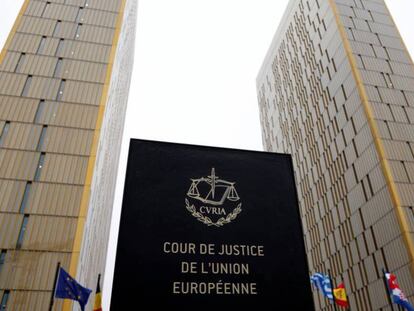 La sede del Tribunal de Justicia de la Unión Europea, en Luxemburgo, en una imagen de archivo.