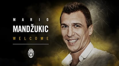 La bienvenida de la Juventus a Mandzukic.