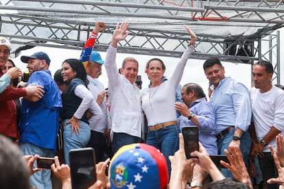 Maria Corina Machado en las elecciones Venezuela 2024