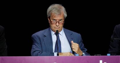 Vicent Bolloré, máximo accionista de Vivendi. 