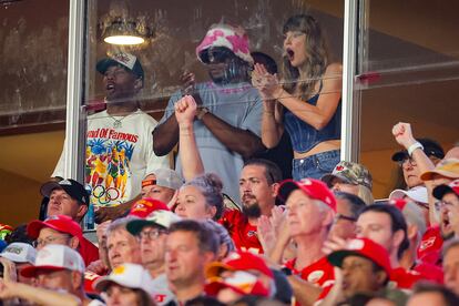 Taylor Swift durante el partido entre los Kansas City Chiefs y los Baltimore Ravens, el 5 de septiembre de 2024, en Kansas City (Missouri, Estados Unidos).