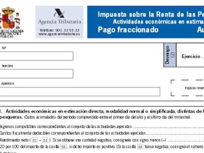 Autónomos: calendario fiscal y algunas novedades para 2015