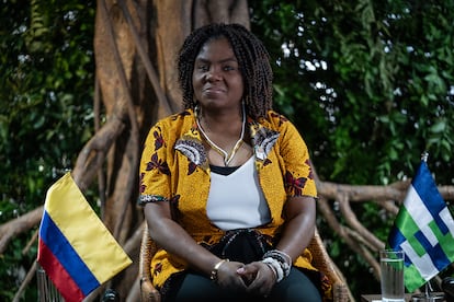 Francia Márquez en la COP16, en Cali, el 21 de octubre de 2024.