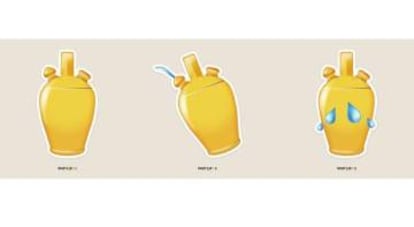 Algunos de los prototipos que se han barajado como posibles ‘emojis’ de WhatsApp.