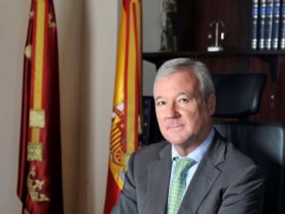 El presidente de la región de Murcia, Ramón Luis Valcárcel (PP).