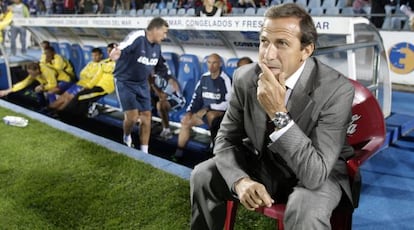 El entrenador Víctor Muñoz.