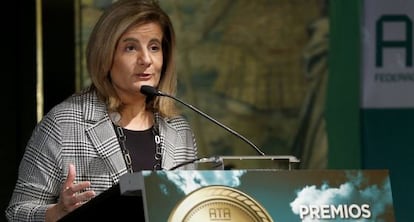 La ministra de Empleo y Seguridad Social, Fátima Báñez.
