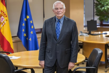 Retrato del alto representante de la Unión Europea para Asuntos Exteriores y Política de Seguridad, este viernes en Madrid.