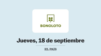 Bonoloto comprobar sorteo del jueves 18 de septiembre de 2025