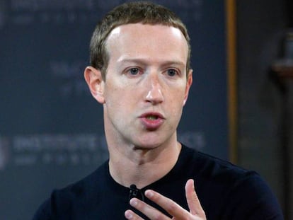 Mark Zuckerberg, fundador y consejero delegado de Faceook, en una imagen de archivo. AFP