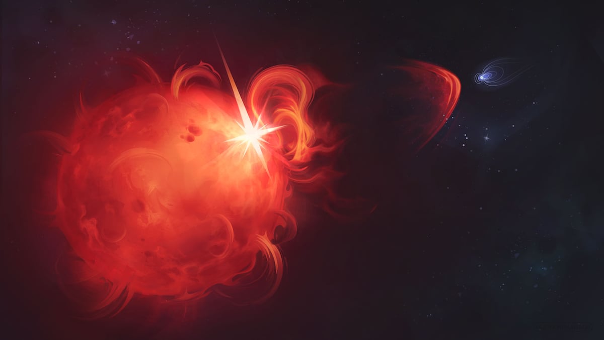 A star smaller than the Sun unleashes its fury: A stellar flare capable of wiping out planets