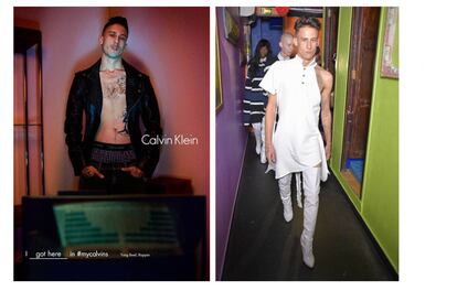 Yung Beef, además de ser reclamo de Clavin Klein, desfiló para Pigalle y Hood by Air en la pasada Semana de la Moda de París.