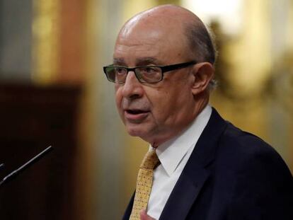 El ministro de Hacienda, Cristóbal Montoro.