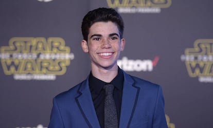 O ator Cameron Boyce, na estreia de um filme em 2015.