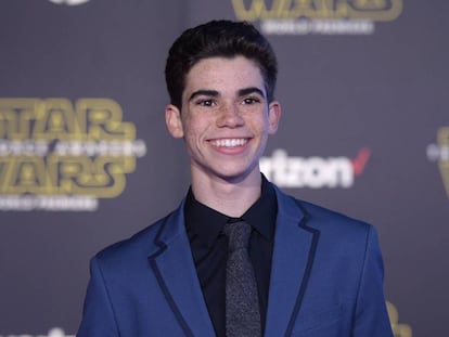 O ator Cameron Boyce, na estreia de um filme em 2015.