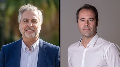 Los periodistas Carlos Alsina y Javier Chicote.