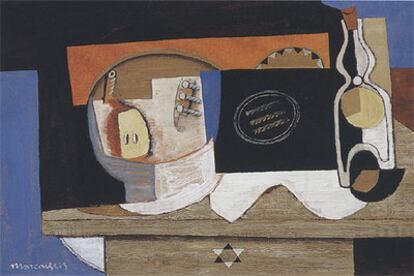 &#39;Nature morte&#39; (bodegón, 1926), de Louis Marcoussis.