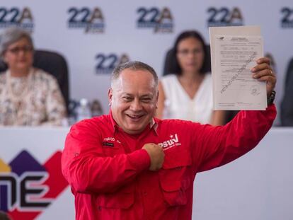 Diosdado Cabello, vicepresidente del Partido Socialista Unido de Venezuela, el pasado febrero en Caracas.