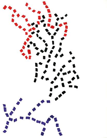 'Composition with Red, Blue and Yelow (1966).