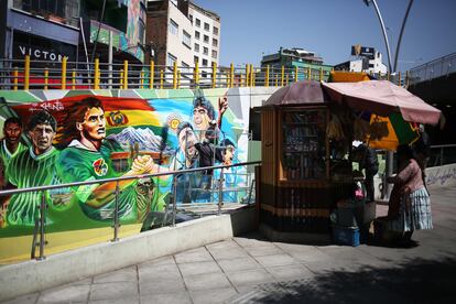 Mural Messi Bolivia