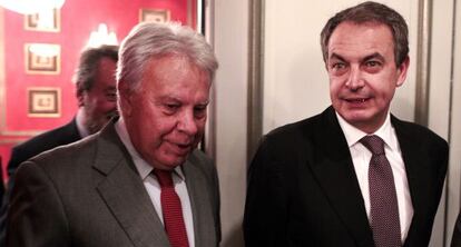 Felipe González y José Luis Rodríguez Zapatero.
