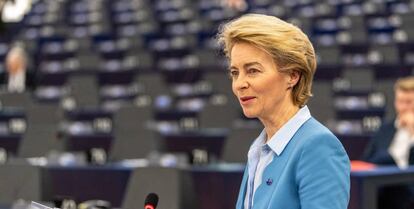 La presidenta de la Comisión Europea (CE), Ursula von der Leyen.